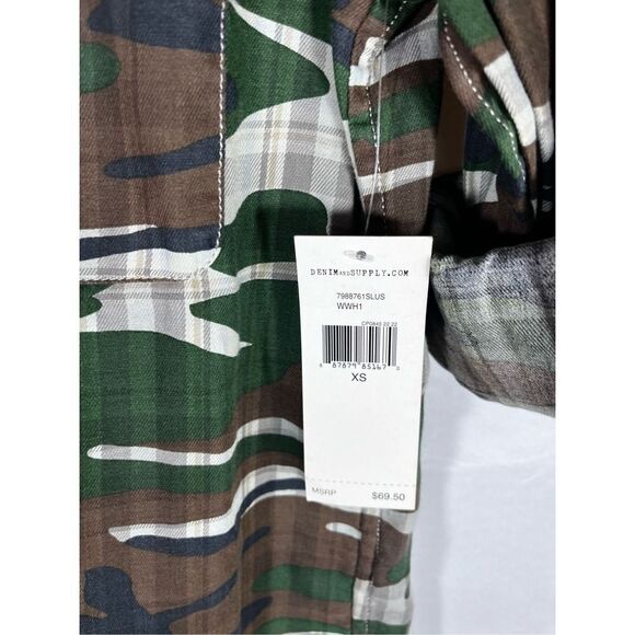 R.L Denim & Supply button down Camo shirt - Picture 6 of 6